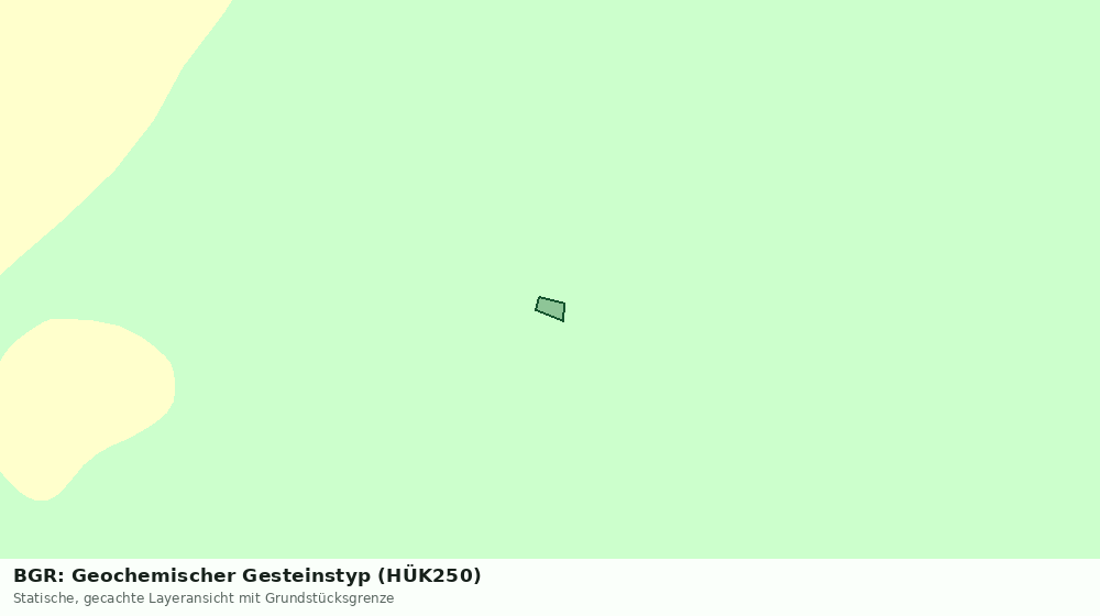Statische Kartenansicht: BGR: Geochemischer Gesteinstyp (HÜK250)