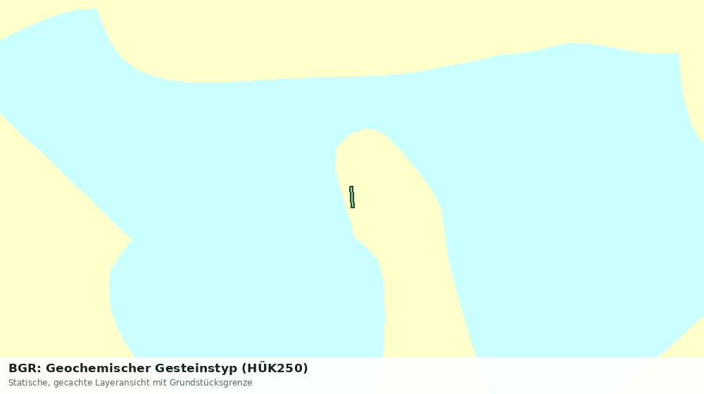 Statische Kartenansicht: BGR: Geochemischer Gesteinstyp (HÜK250)
