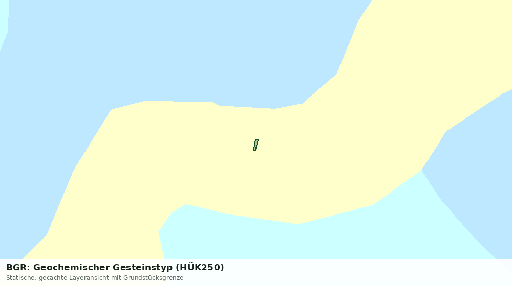 Statische Kartenansicht: BGR: Geochemischer Gesteinstyp (HÜK250)