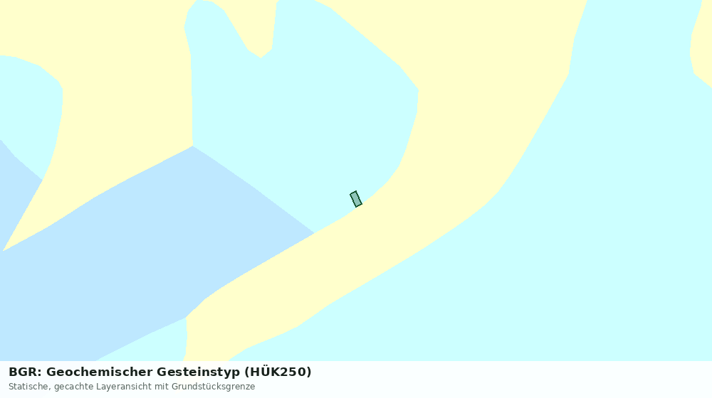 Statische Kartenansicht: BGR: Geochemischer Gesteinstyp (HÜK250)