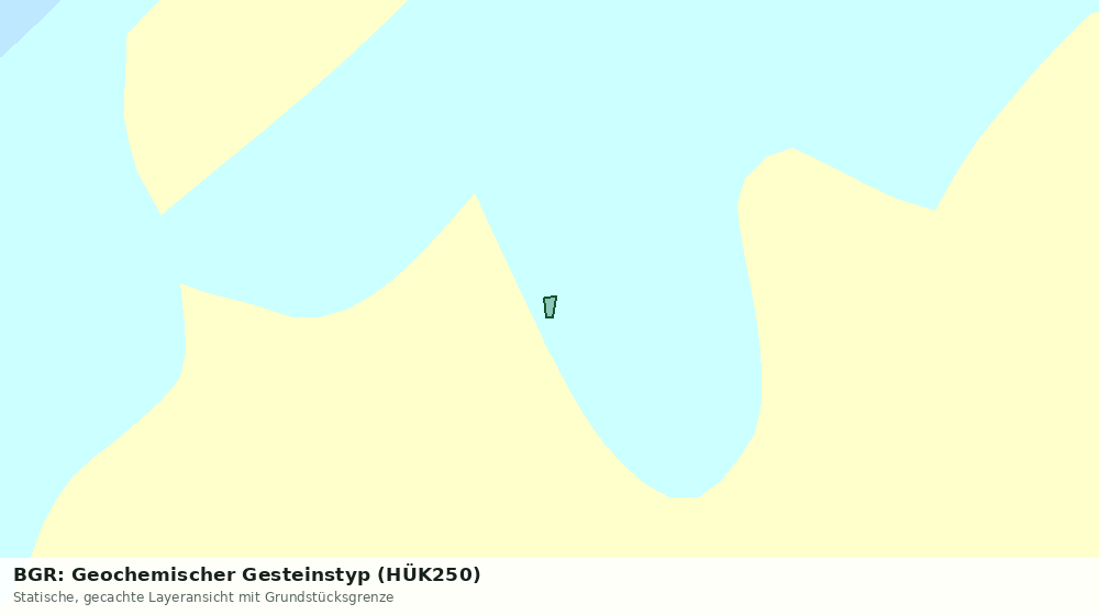 Statische Kartenansicht: BGR: Geochemischer Gesteinstyp (HÜK250)