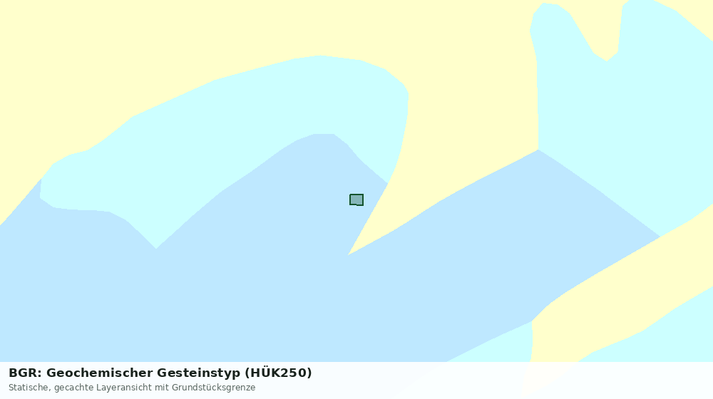 Statische Kartenansicht: BGR: Geochemischer Gesteinstyp (HÜK250)