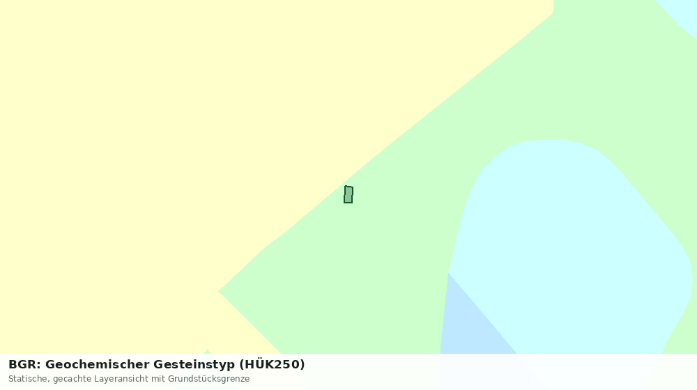 Statische Kartenansicht: BGR: Geochemischer Gesteinstyp (HÜK250)