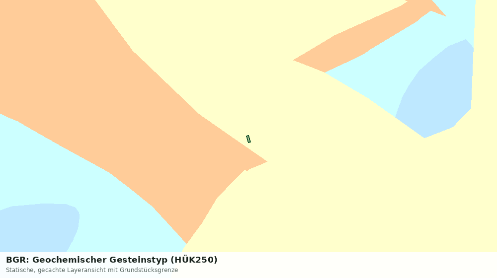 Statische Kartenansicht: BGR: Geochemischer Gesteinstyp (HÜK250)