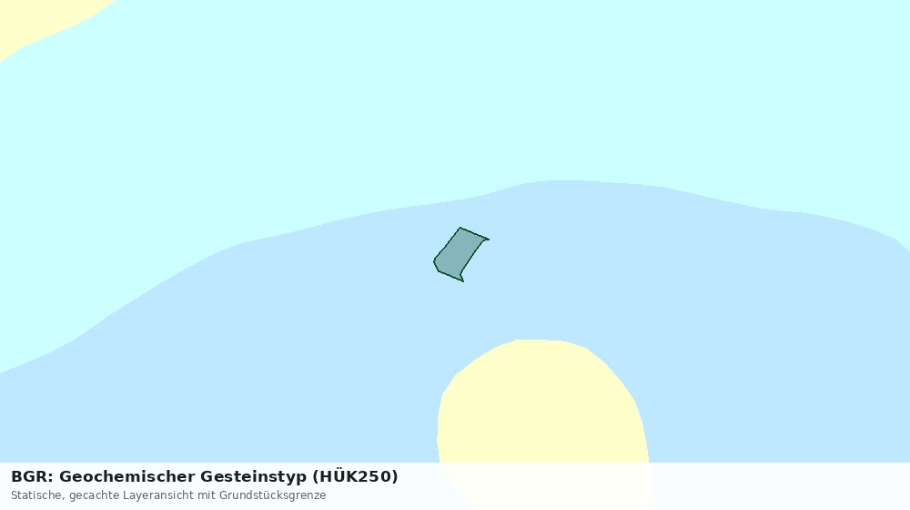 Statische Kartenansicht: BGR: Geochemischer Gesteinstyp (HÜK250)