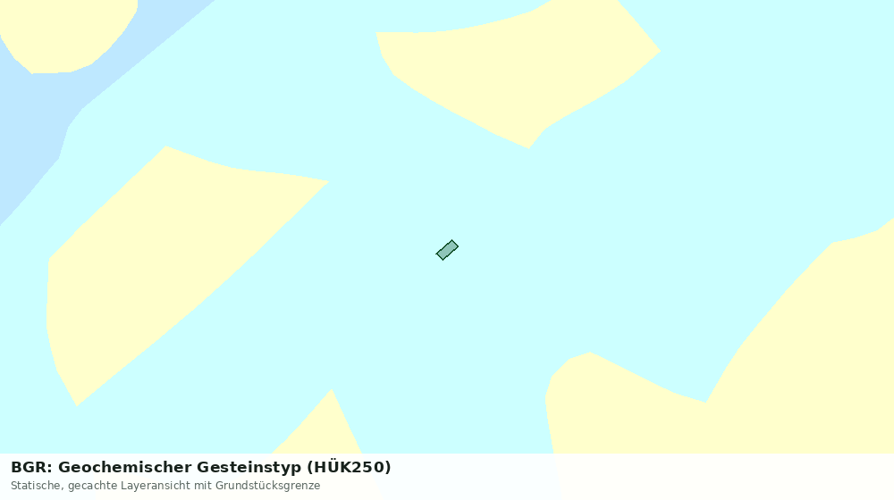 Statische Kartenansicht: BGR: Geochemischer Gesteinstyp (HÜK250)