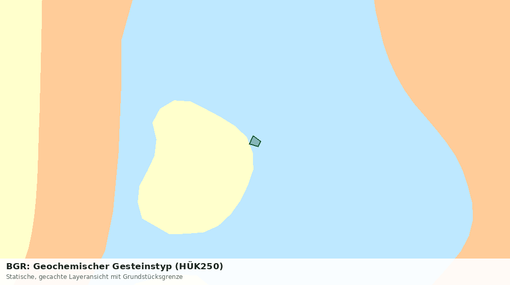 Statische Kartenansicht: BGR: Geochemischer Gesteinstyp (HÜK250)