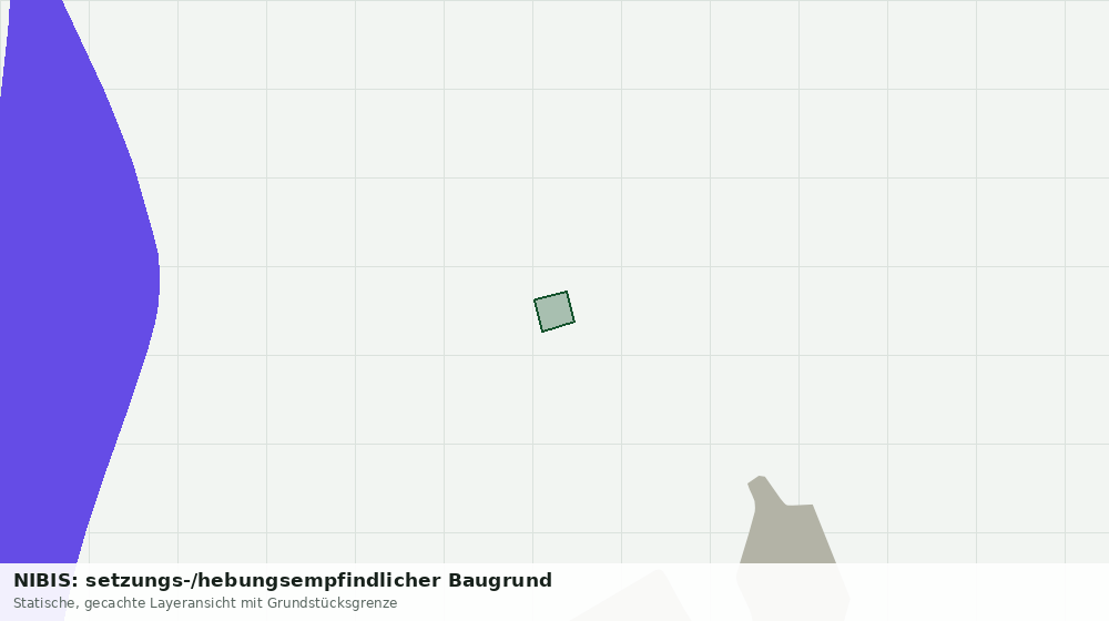 Statische Kartenansicht: NIBIS: setzungs-/hebungsempfindlicher Baugrund