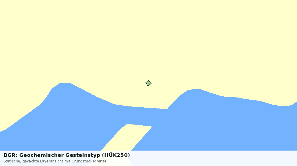 Statische Kartenansicht: BGR: Geochemischer Gesteinstyp (HÜK250)