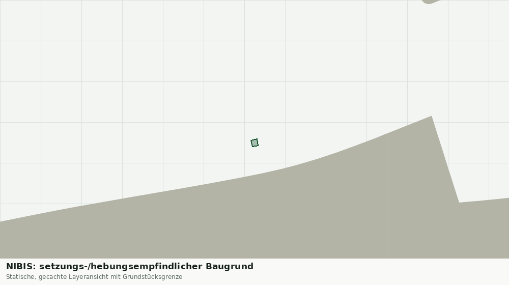 Statische Kartenansicht: NIBIS: setzungs-/hebungsempfindlicher Baugrund