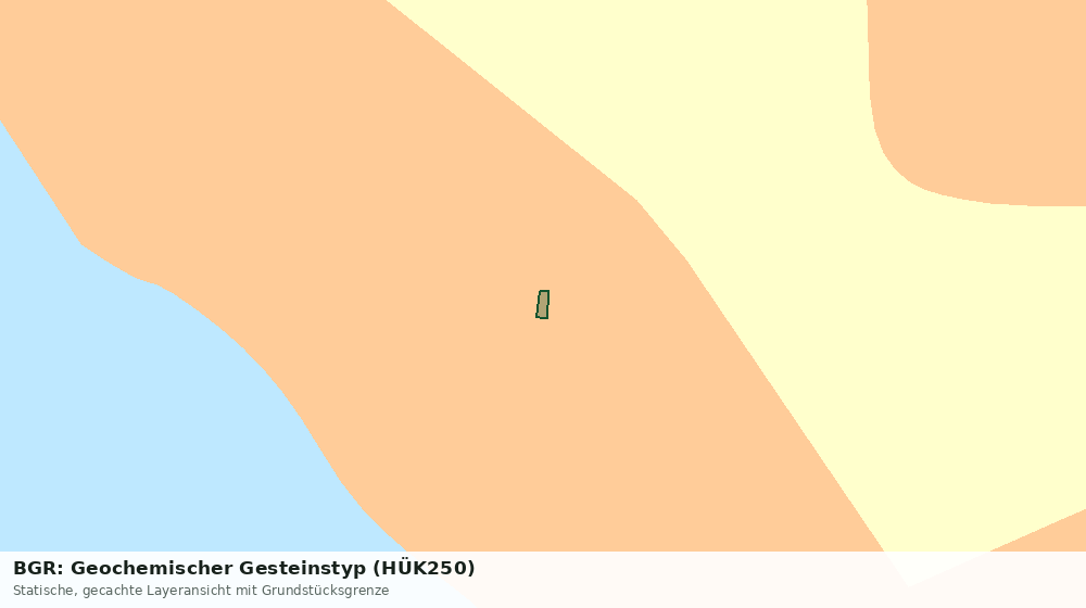 Statische Kartenansicht: BGR: Geochemischer Gesteinstyp (HÜK250)