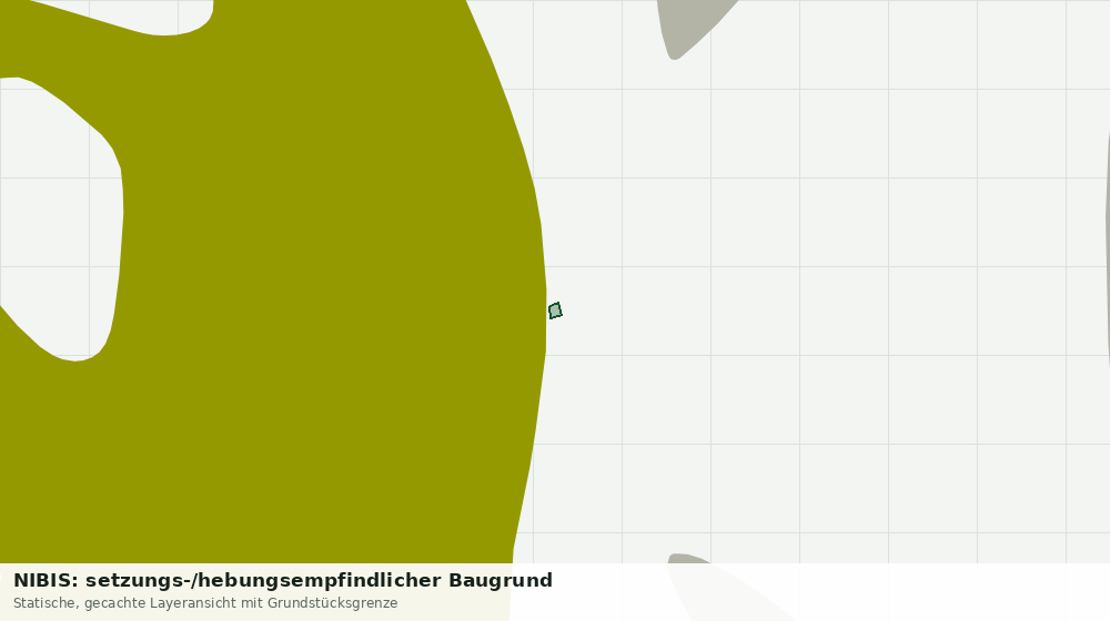 Statische Kartenansicht: NIBIS: setzungs-/hebungsempfindlicher Baugrund