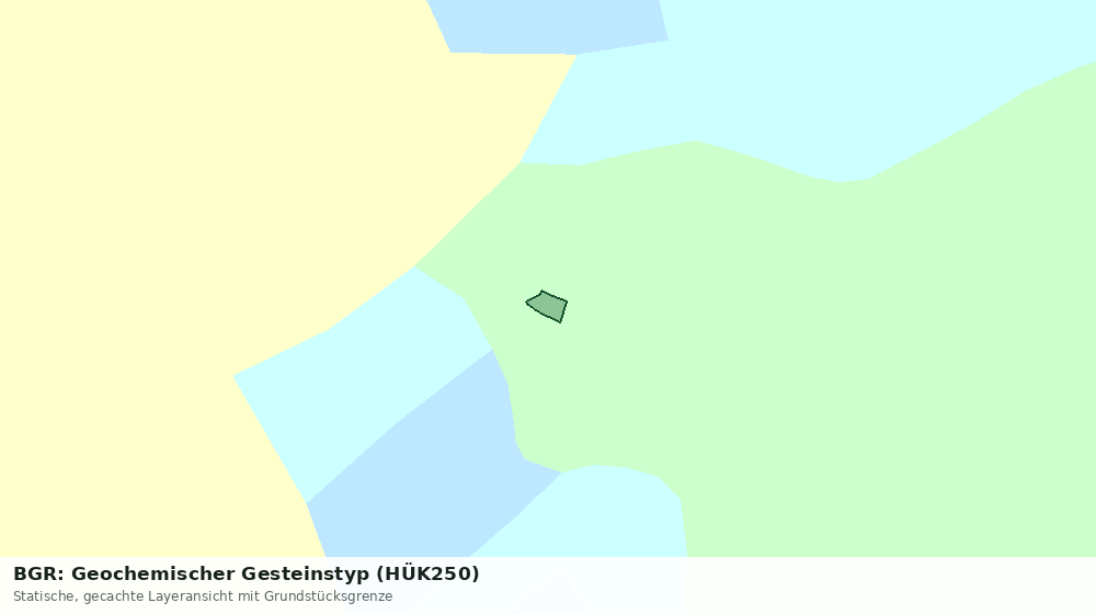 Statische Kartenansicht: BGR: Geochemischer Gesteinstyp (HÜK250)