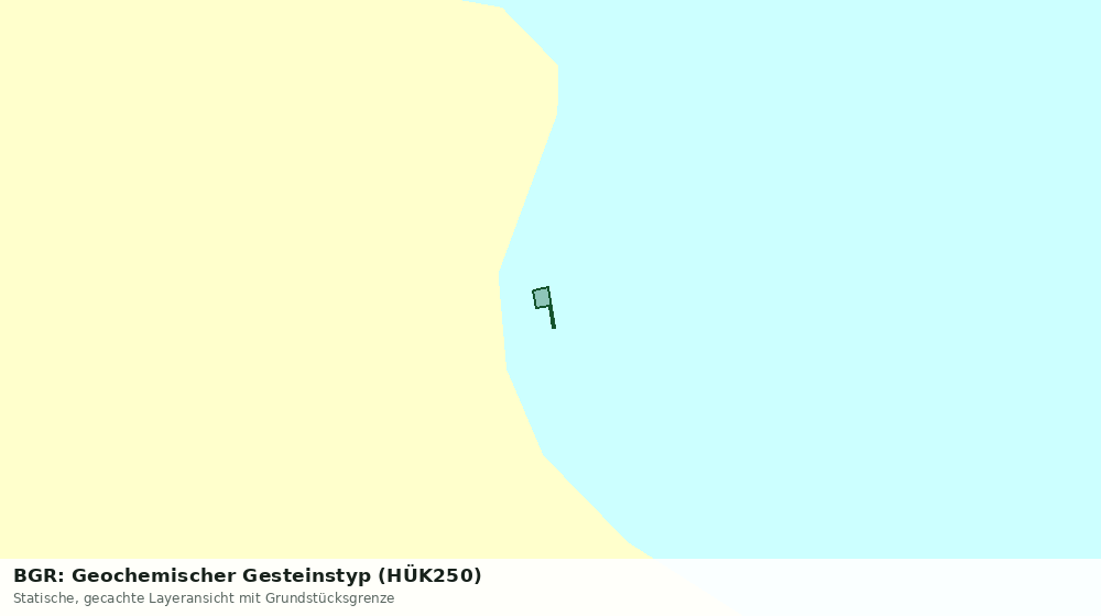 Statische Kartenansicht: BGR: Geochemischer Gesteinstyp (HÜK250)