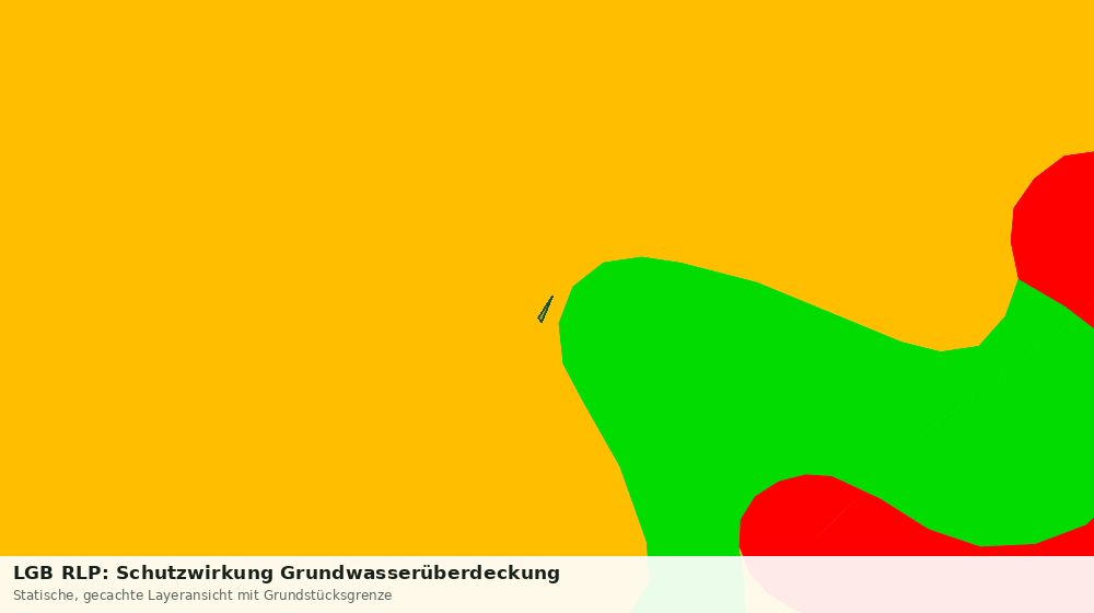 Statische Kartenansicht: LGB RLP: Schutzwirkung Grundwasserüberdeckung