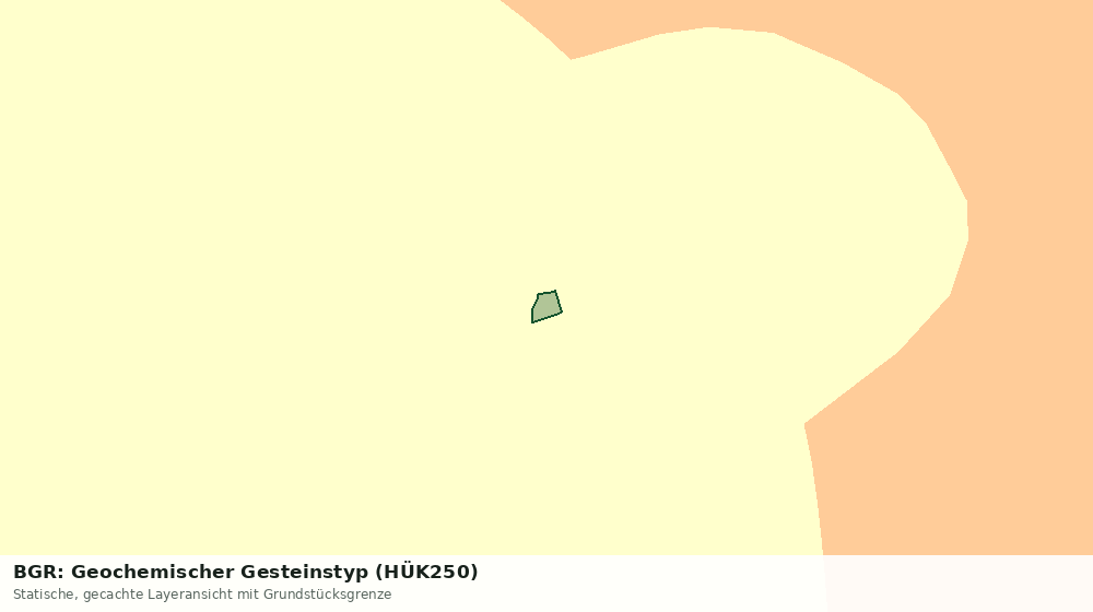 Statische Kartenansicht: BGR: Geochemischer Gesteinstyp (HÜK250)