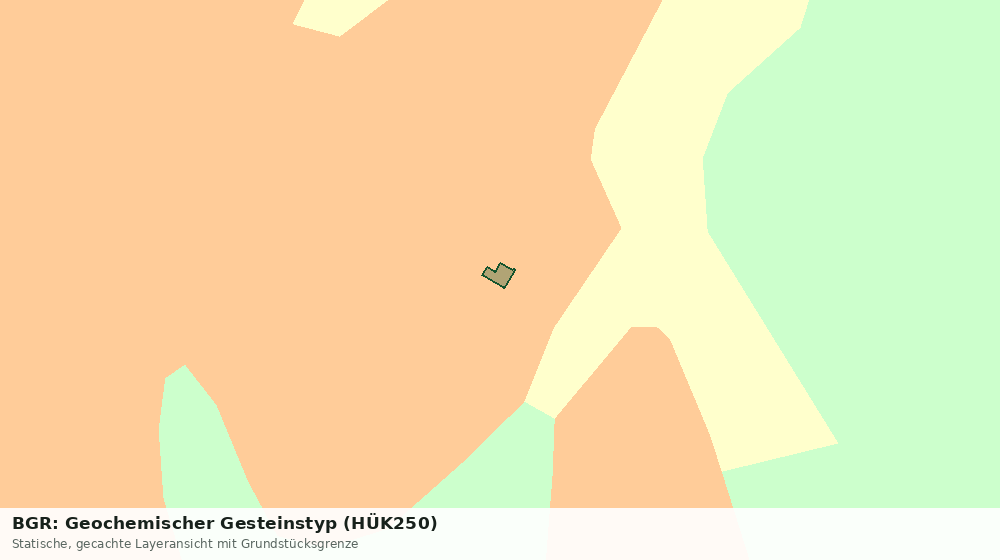 Statische Kartenansicht: BGR: Geochemischer Gesteinstyp (HÜK250)