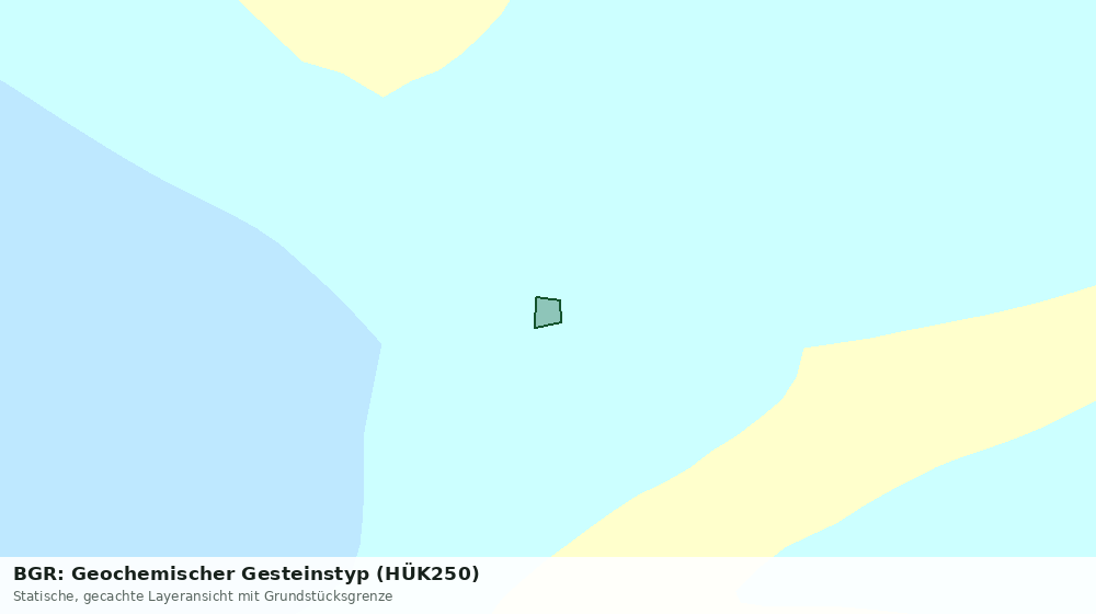 Statische Kartenansicht: BGR: Geochemischer Gesteinstyp (HÜK250)