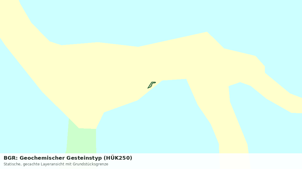 Statische Kartenansicht: BGR: Geochemischer Gesteinstyp (HÜK250)