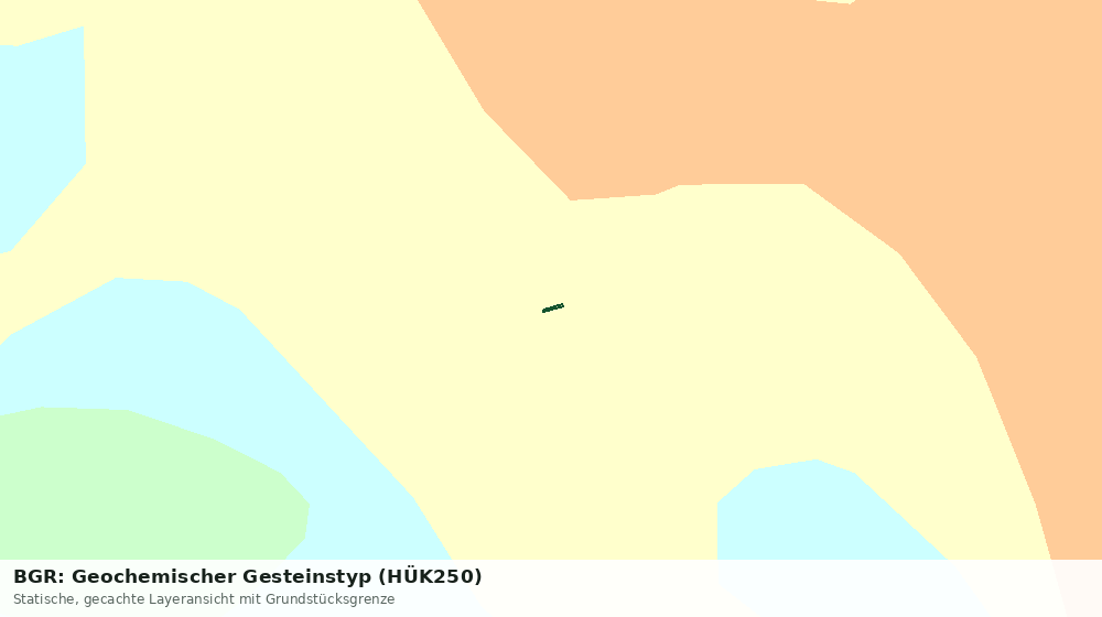 Statische Kartenansicht: BGR: Geochemischer Gesteinstyp (HÜK250)