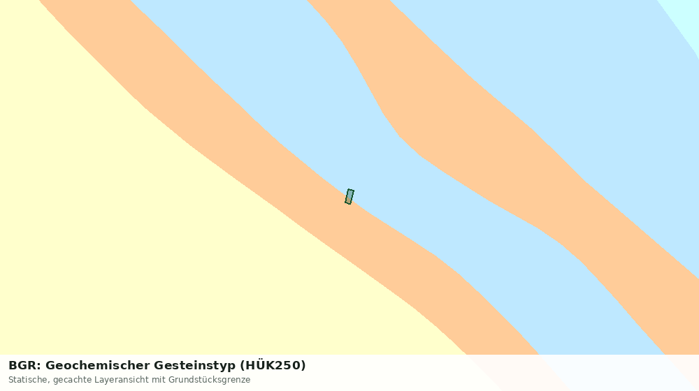 Statische Kartenansicht: BGR: Geochemischer Gesteinstyp (HÜK250)