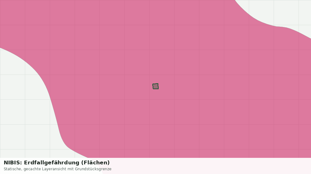 Statische Kartenansicht: NIBIS: Erdfallgefährdung (Flächen)