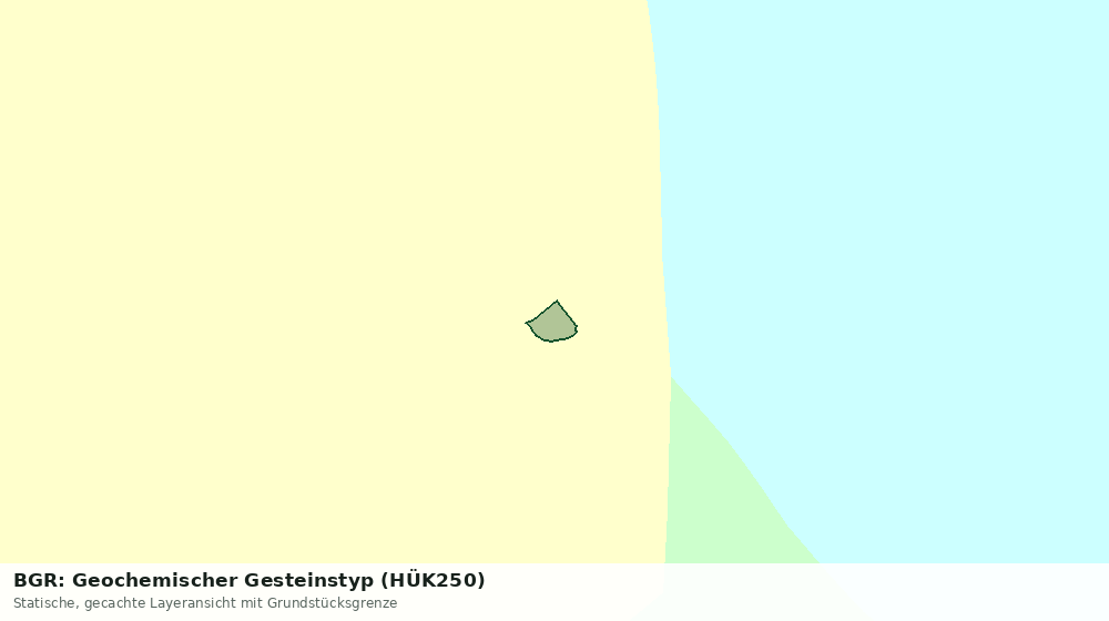 Statische Kartenansicht: BGR: Geochemischer Gesteinstyp (HÜK250)