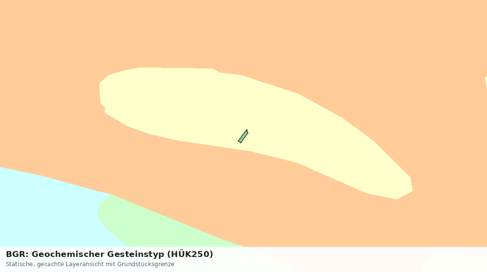 Statische Kartenansicht: BGR: Geochemischer Gesteinstyp (HÜK250)