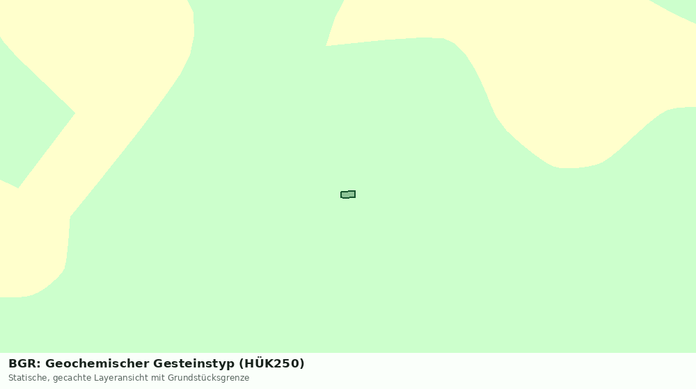 Statische Kartenansicht: BGR: Geochemischer Gesteinstyp (HÜK250)