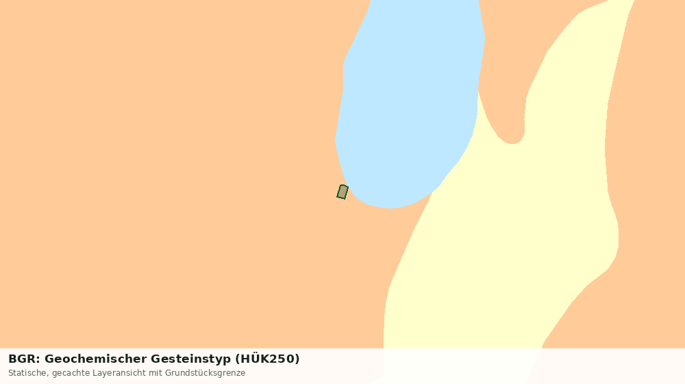 Statische Kartenansicht: BGR: Geochemischer Gesteinstyp (HÜK250)
