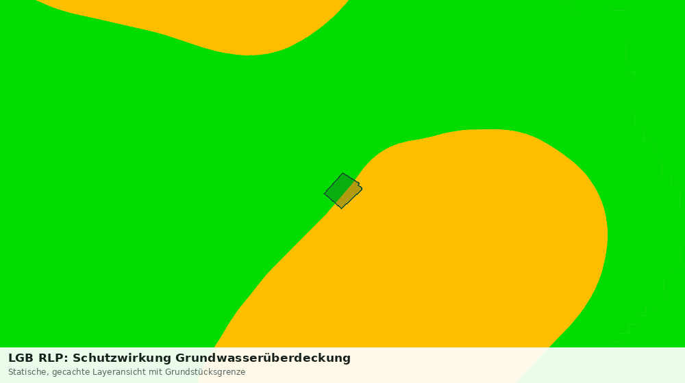 Statische Kartenansicht: LGB RLP: Schutzwirkung Grundwasserüberdeckung
