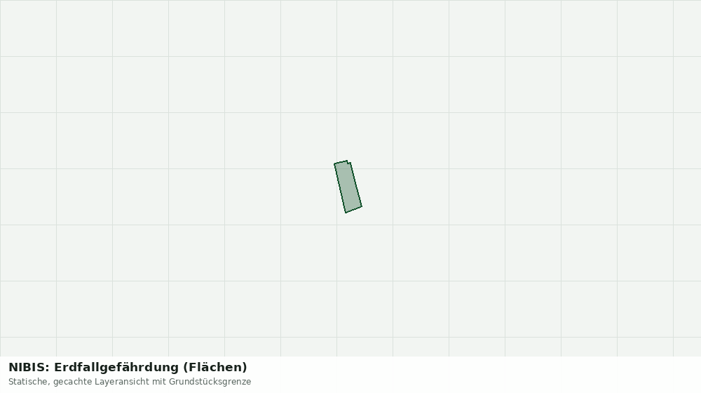 Statische Kartenansicht: NIBIS: Erdfallgefährdung (Flächen)