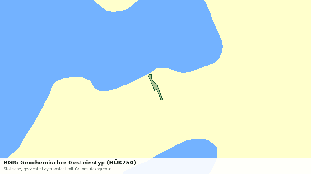 Statische Kartenansicht: BGR: Geochemischer Gesteinstyp (HÜK250)