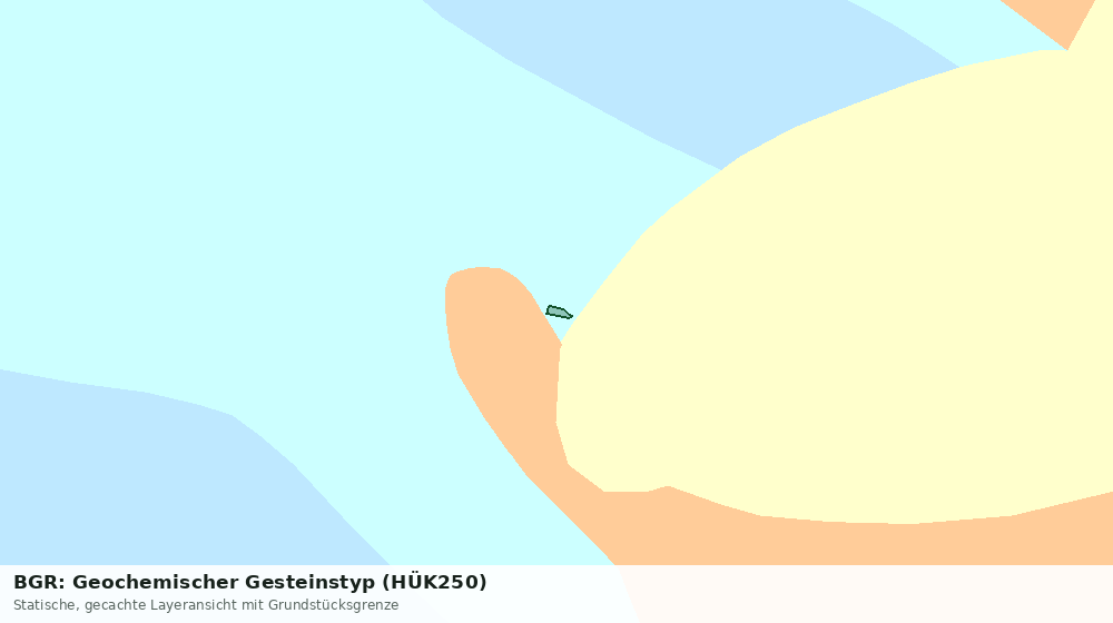 Statische Kartenansicht: BGR: Geochemischer Gesteinstyp (HÜK250)