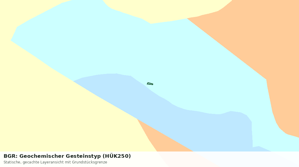 Statische Kartenansicht: BGR: Geochemischer Gesteinstyp (HÜK250)