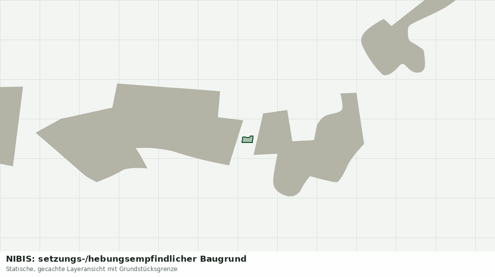 Statische Kartenansicht: NIBIS: setzungs-/hebungsempfindlicher Baugrund