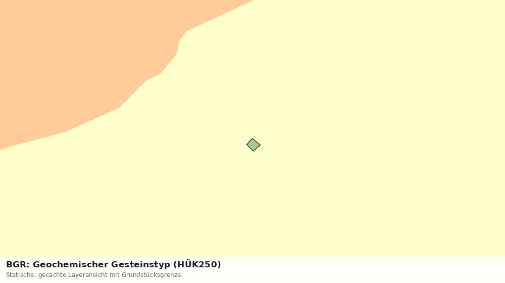 Statische Kartenansicht: BGR: Geochemischer Gesteinstyp (HÜK250)