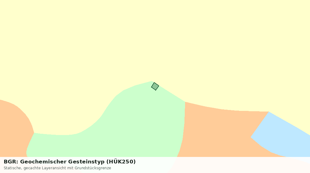 Statische Kartenansicht: BGR: Geochemischer Gesteinstyp (HÜK250)