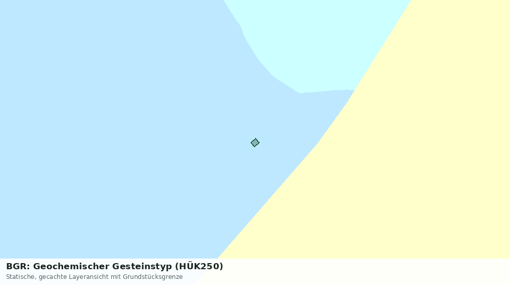 Statische Kartenansicht: BGR: Geochemischer Gesteinstyp (HÜK250)