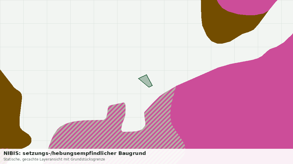 Statische Kartenansicht: NIBIS: setzungs-/hebungsempfindlicher Baugrund
