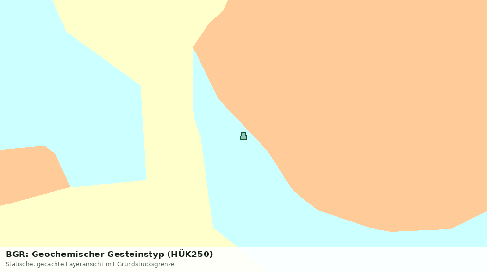 Statische Kartenansicht: BGR: Geochemischer Gesteinstyp (HÜK250)