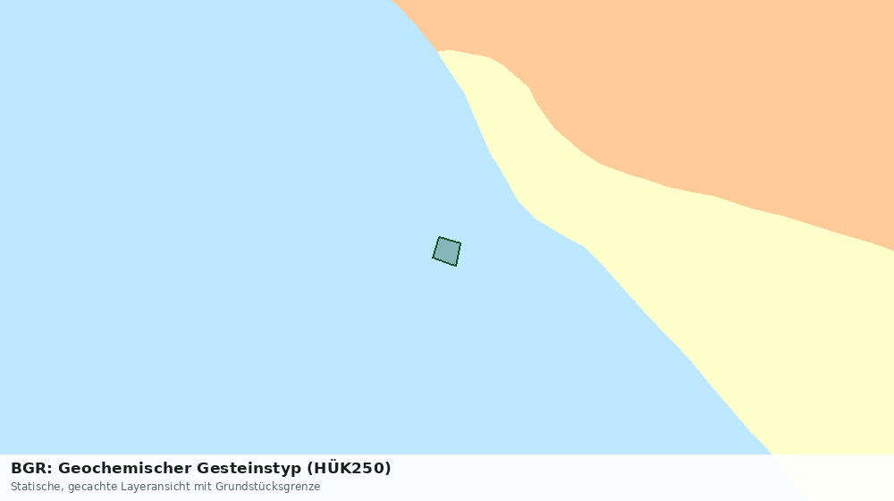 Statische Kartenansicht: BGR: Geochemischer Gesteinstyp (HÜK250)