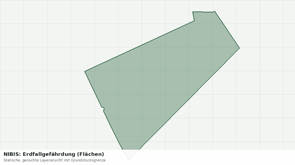 Statische Kartenansicht: NIBIS: Erdfallgefährdung (Flächen)