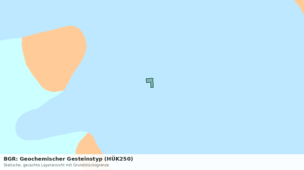 Statische Kartenansicht: BGR: Geochemischer Gesteinstyp (HÜK250)