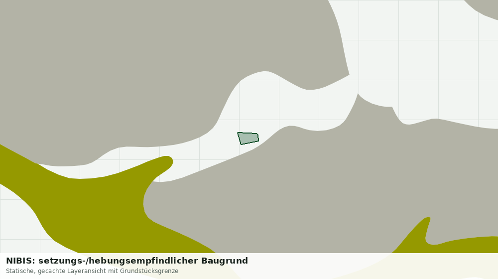 Statische Kartenansicht: NIBIS: setzungs-/hebungsempfindlicher Baugrund