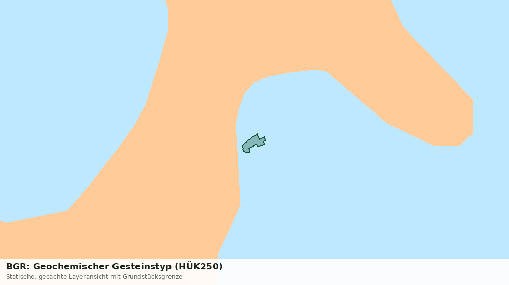 Statische Kartenansicht: BGR: Geochemischer Gesteinstyp (HÜK250)