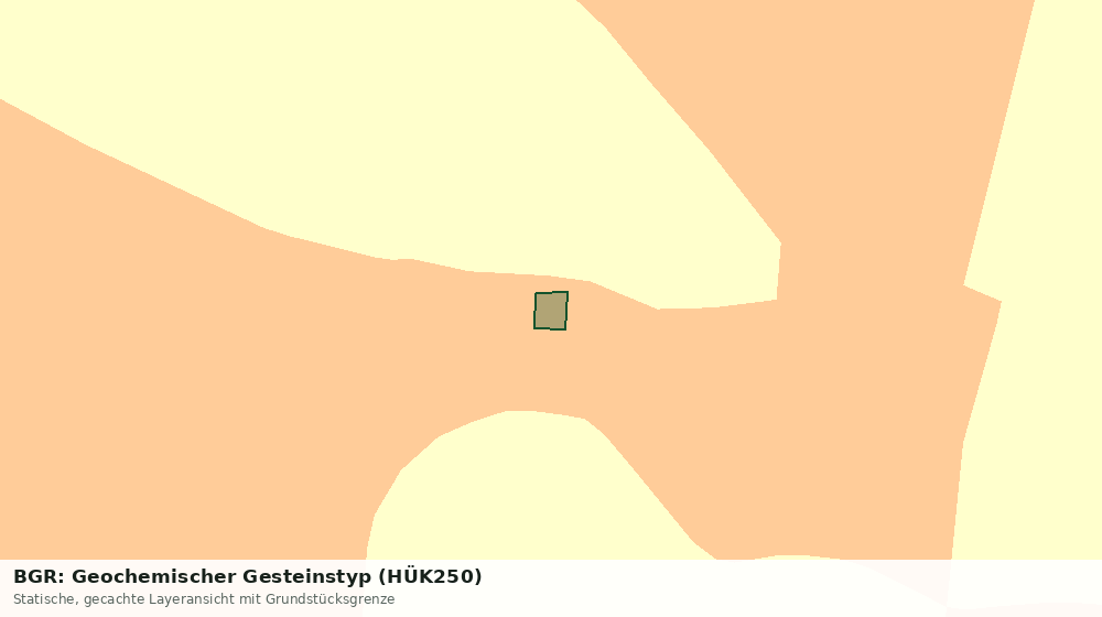 Statische Kartenansicht: BGR: Geochemischer Gesteinstyp (HÜK250)