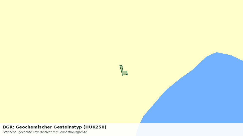 Statische Kartenansicht: BGR: Geochemischer Gesteinstyp (HÜK250)