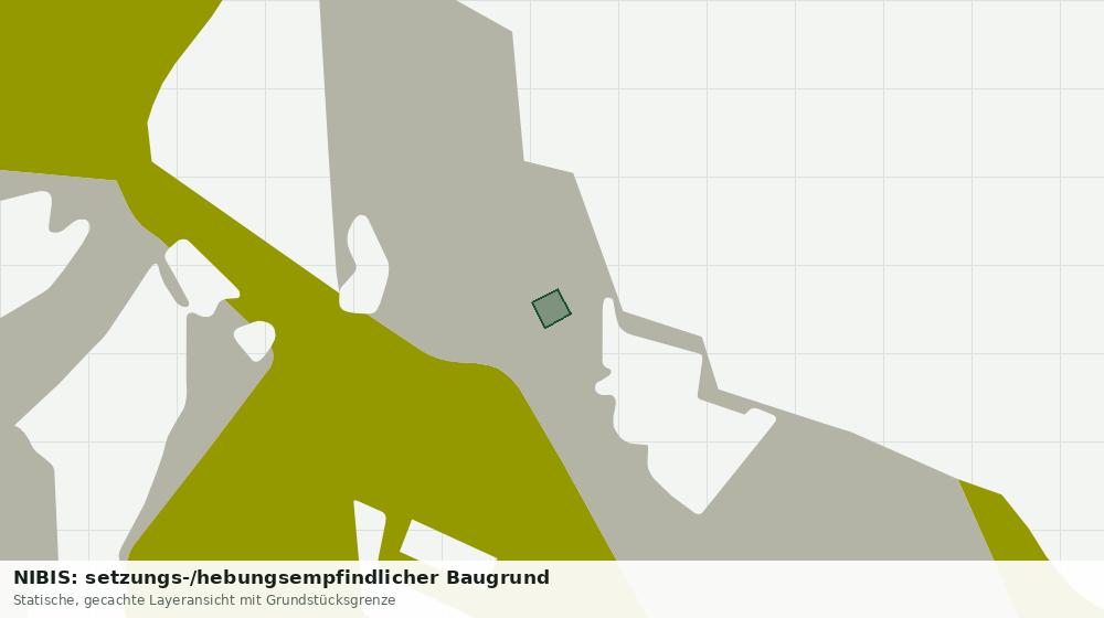 Statische Kartenansicht: NIBIS: setzungs-/hebungsempfindlicher Baugrund