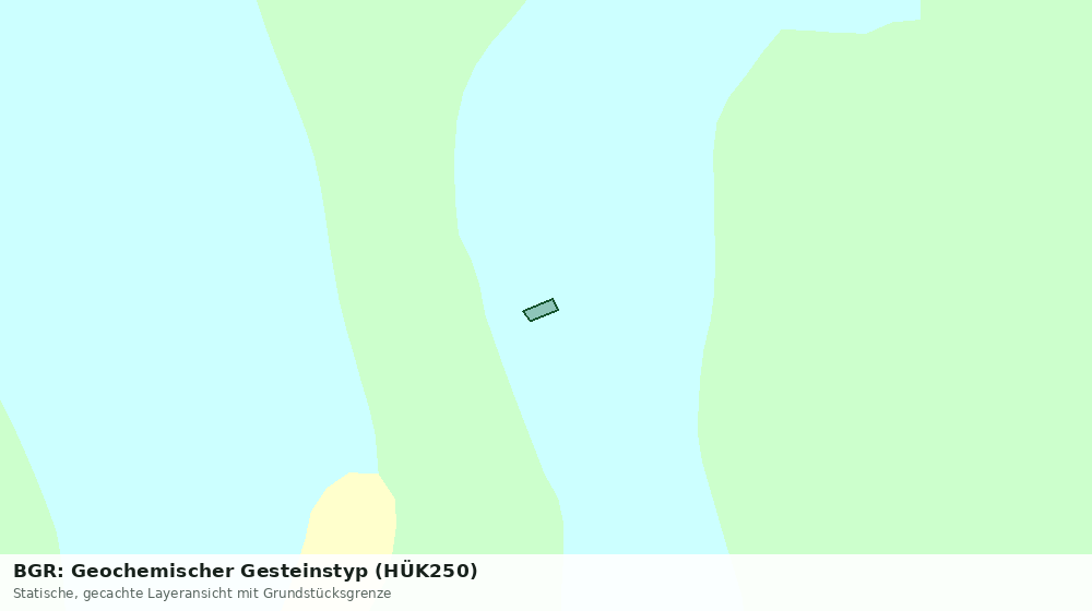 Statische Kartenansicht: BGR: Geochemischer Gesteinstyp (HÜK250)